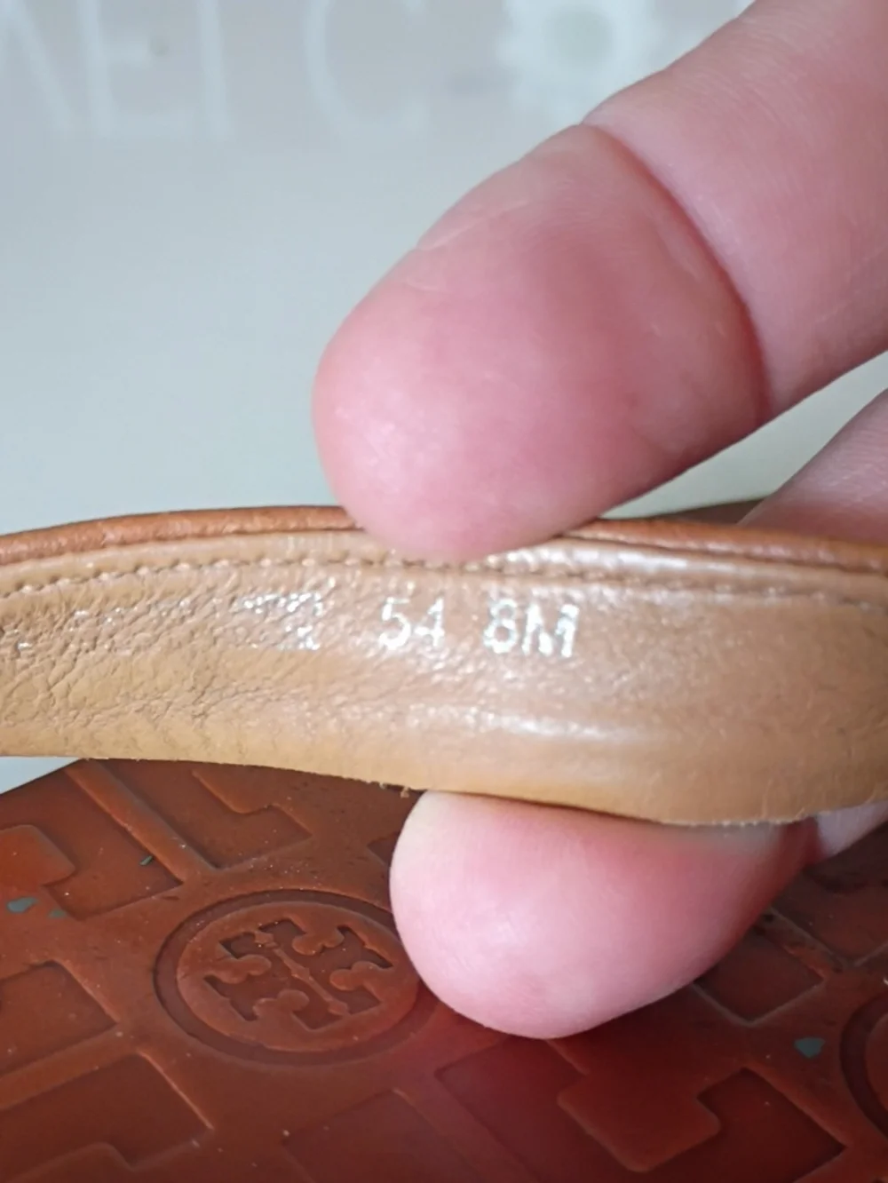 Tory Burch  Leather Logo Thong Sandals